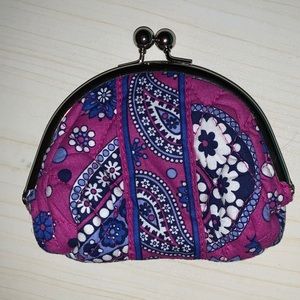 Very Bradley Double Kiss Coin Purse